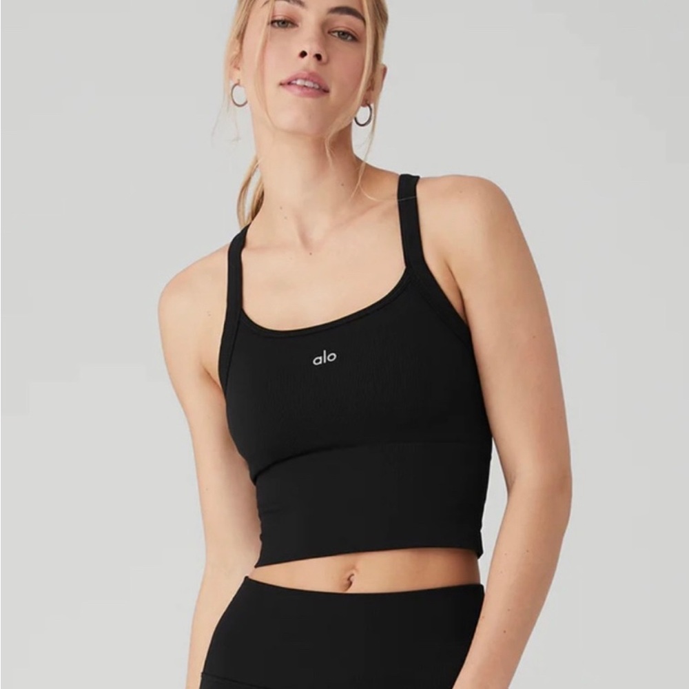 Alo Seamless Ribbed Favorite Bra Tank